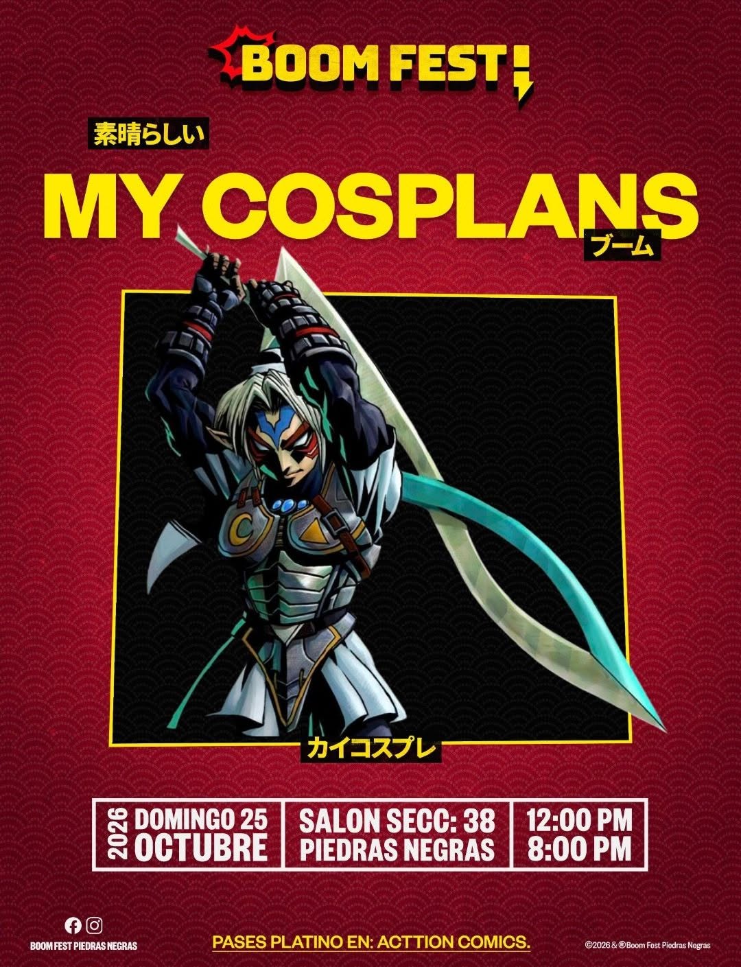 Boom Fest My Cosplans