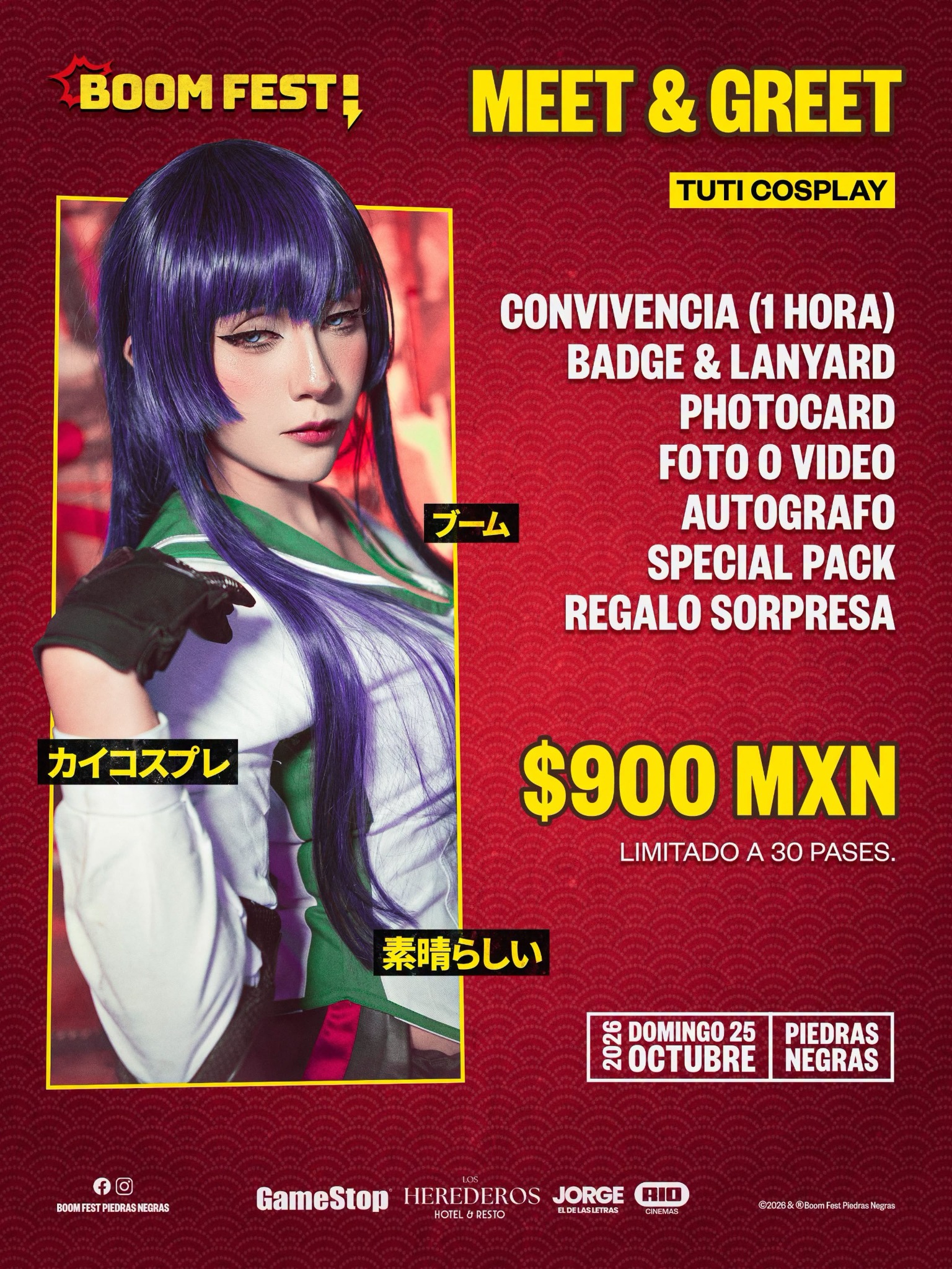 Tuti Cosplay Meet and Greet en Boom Fest